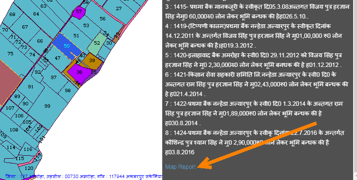 Uttar Pradesh land map