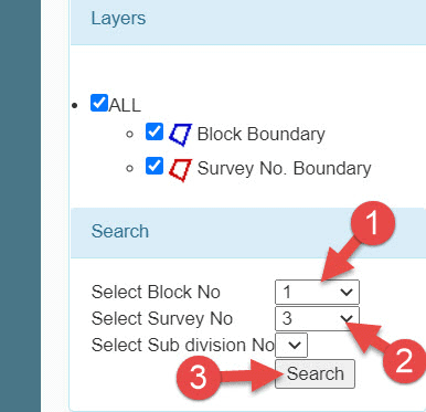 select-block-survey-number